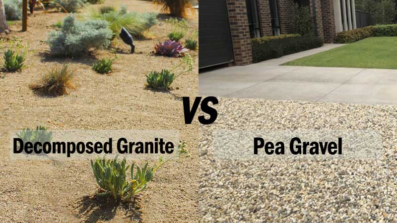 Pea Gravel vs Decomposed Granite