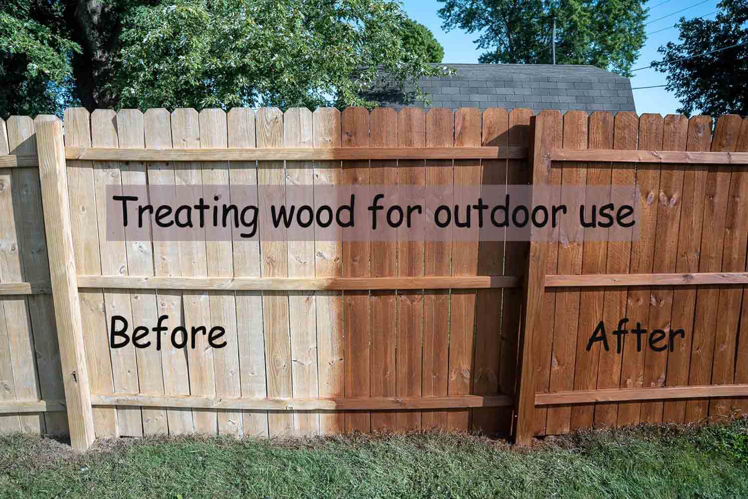 Treating Wood for Outdoor Use
