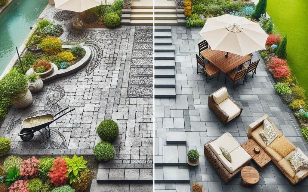 Stamped Concrete vs Pavers: Which is better?